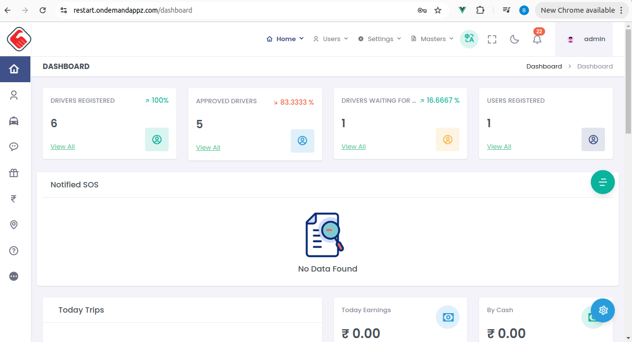 Admin Dashboard